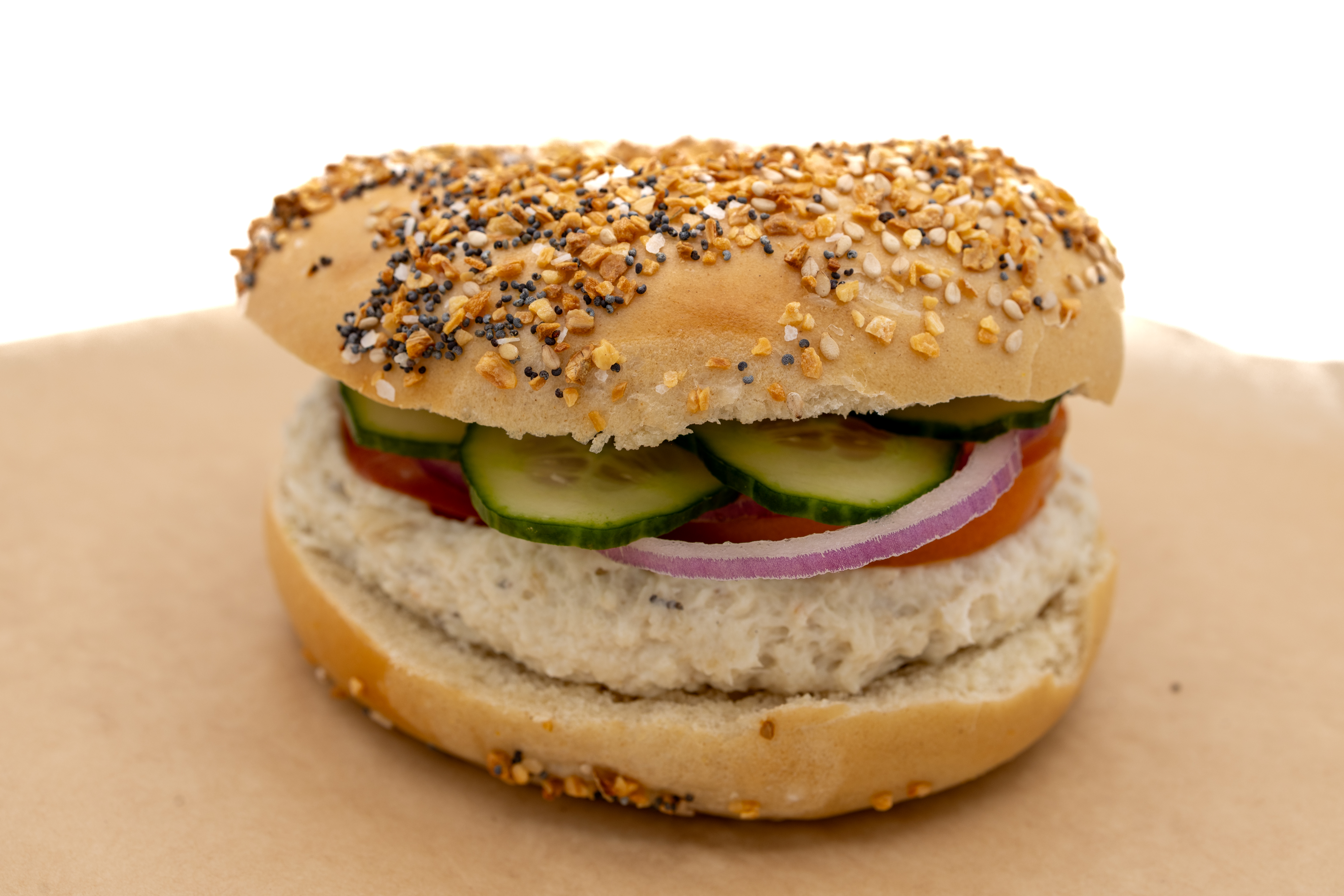 Bagel with Whitefish Salad